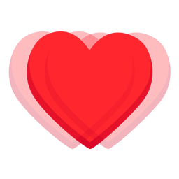 beating heart and heart suit