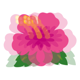 beating heart and hibiscus