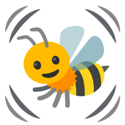 beating heart and honeybee