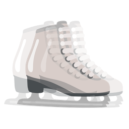 beating heart and ice skate