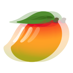 beating heart and mango