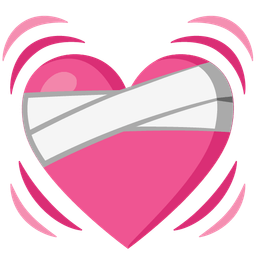 beating heart and mending heart