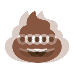 beating heart and pile of poo