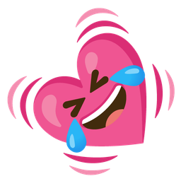 Beating heart and Rolling on the floor laughing