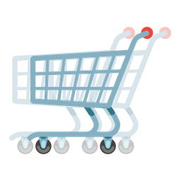 beating heart and shopping cart