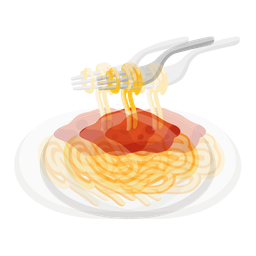 beating heart and spaghetti