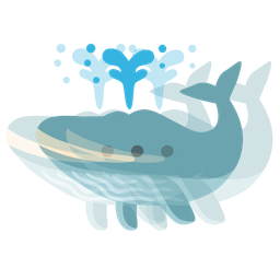 beating heart and spouting whale