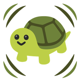 beating heart and turtle