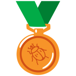 beetle and 3rd place medal