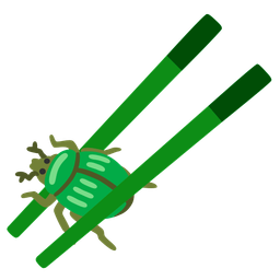 beetle and chopsticks
