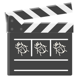 beetle and clapper board