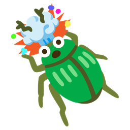 beetle and exploding head