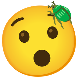 beetle and hushed face
