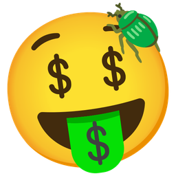 Beetle and Money-mouth face