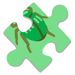 beetle and puzzle piece