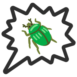 beetle and right anger bubble