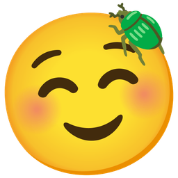 Beetle and Smiling face