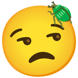 beetle and unamused face