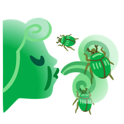 beetle and wind face