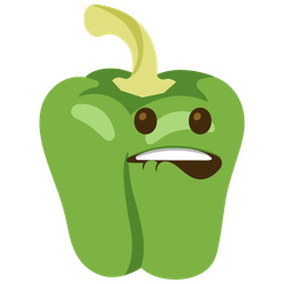 bell pepper and biting lip