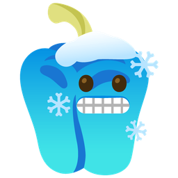 bell pepper and cold face