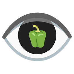 bell pepper and eye