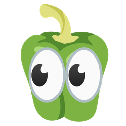bell pepper and eyes