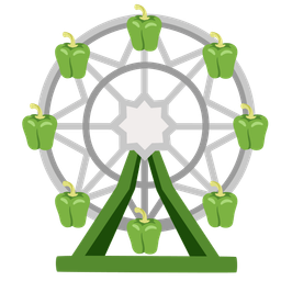 bell pepper and ferris wheel