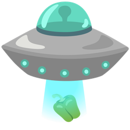 bell pepper and flying saucer