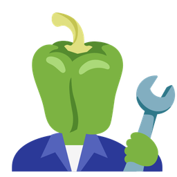 bell pepper and hammer and wrench