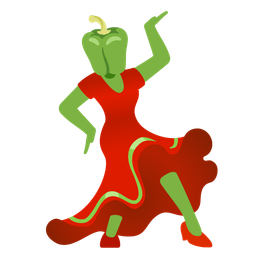 bell pepper and high-heeled shoe