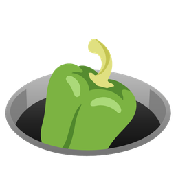 bell pepper and hole