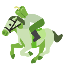 bell pepper and horse