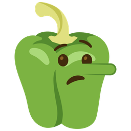 bell pepper and lying face