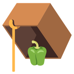 bell pepper and mouse trap
