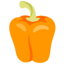 bell pepper and orange heart