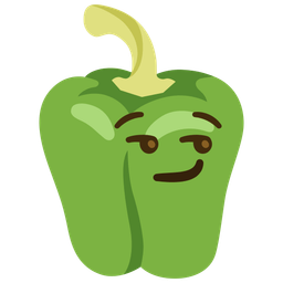 bell pepper and smirking face