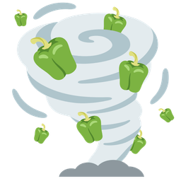 bell pepper and tornado