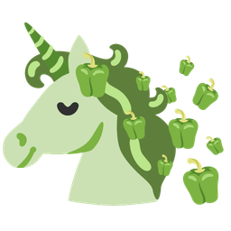 bell pepper and unicorn