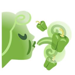 bell pepper and wind face