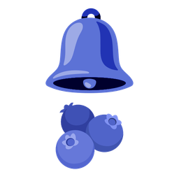 bell and blueberries