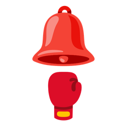 bell and boxing glove