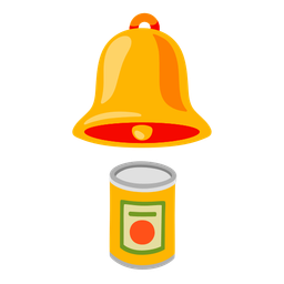 bell and canned food