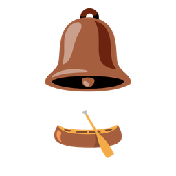 bell and canoe