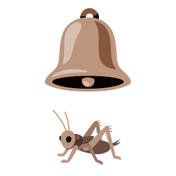 bell and cricket