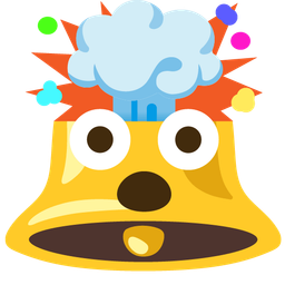 bell and exploding head