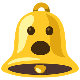 bell and face with open mouth