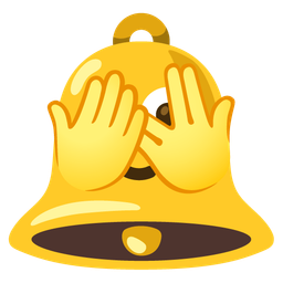 bell and face with peeking eye