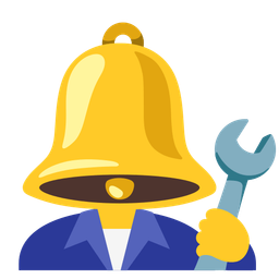 bell and hammer and wrench