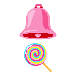 bell and lollipop